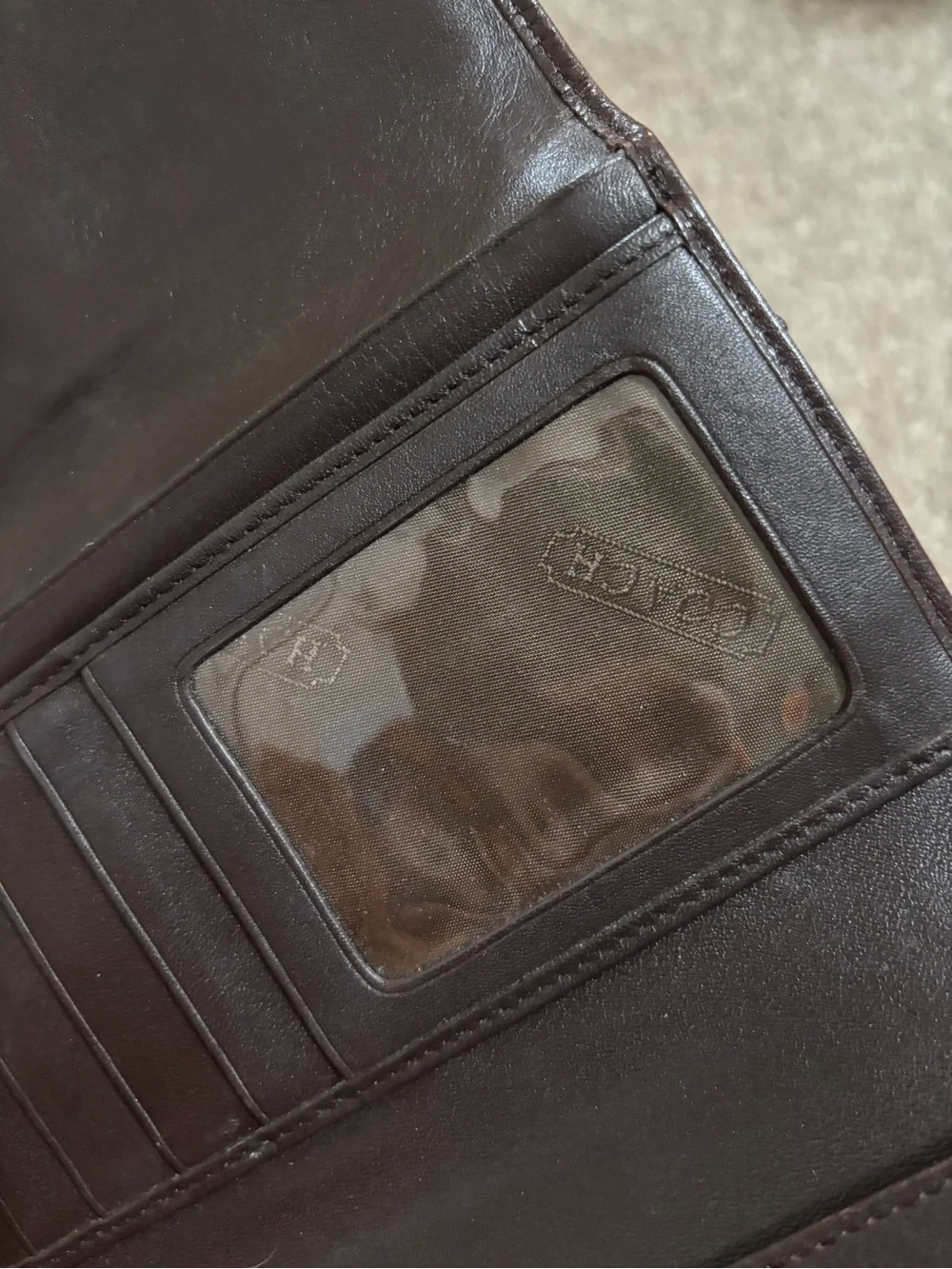 Coach soho signature jacquard wallet